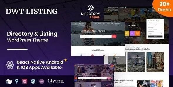 DWT Directory Listing WordPress Theme