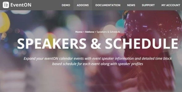 EventOn Speakers Schedule Addon