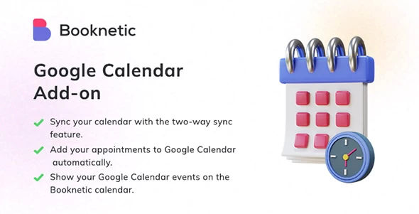 Google Calendar integration for Booknetic