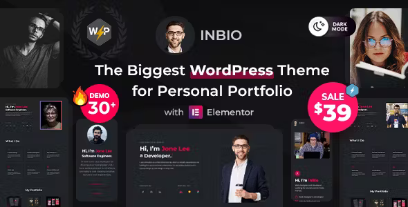 InBio Personal Portfolio Resume Theme