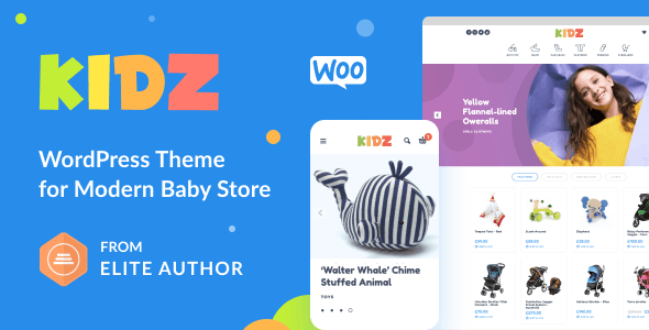 KIDZ Baby Shop And Kids Store Theme