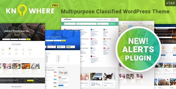 Knowhere Pro Multipurpose Classified Directory WordPress Theme