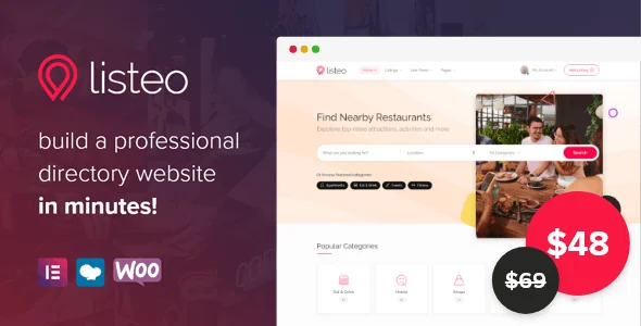 Listeo Directory Listings Theme