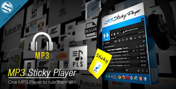 MP3 Sticky Player Wordpress Plugin 2