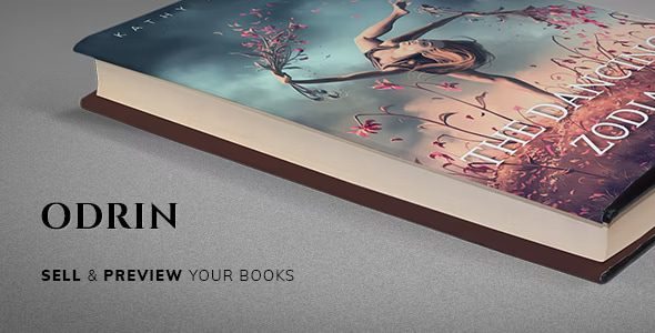 Odrin Book Selling WordPress Theme for Writers