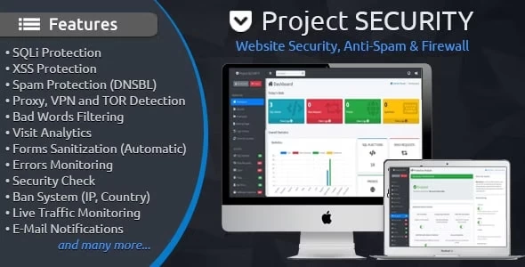 Project SECURITY – Website Security Anti Spam Firewall