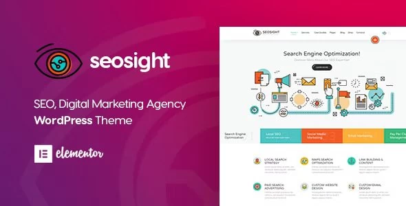 Seosight Digital Marketing Agency WordPress Theme