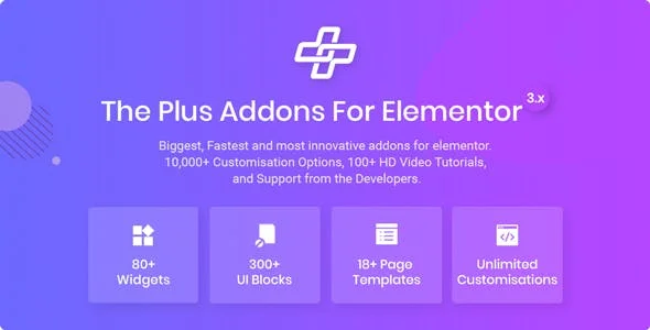 The Plus Addon for Elementor 1