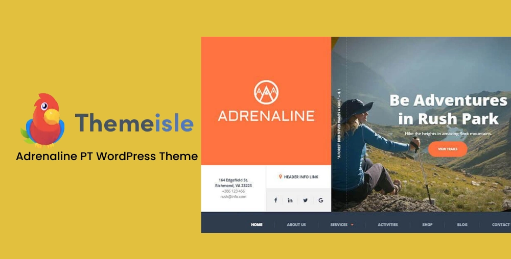 ThemeIsle Adrenaline PT WordPress Theme