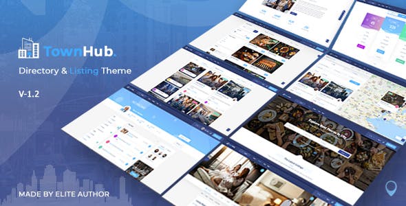 TownHub Directory Listing WordPress Theme 1