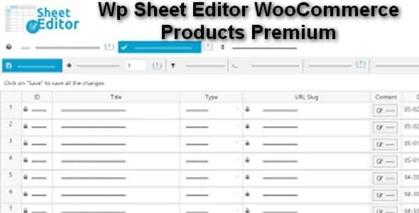 WP Sheet Editor WooCommerce Products Premium Addon 1