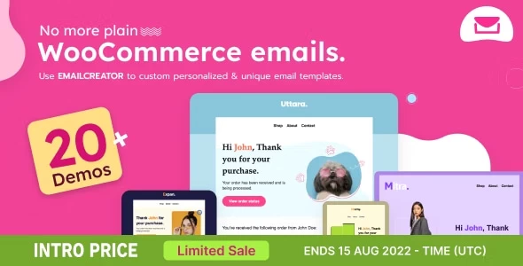 WooCommerce Email Template Customizer Email Creator