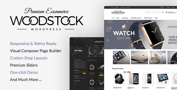 Woodstock Electronics Store WooCommerce Theme