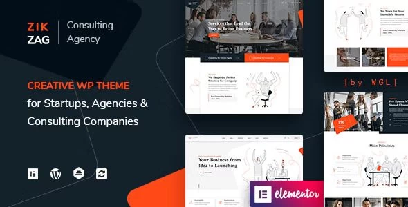 ZikZag Consulting Agency WordPress Theme