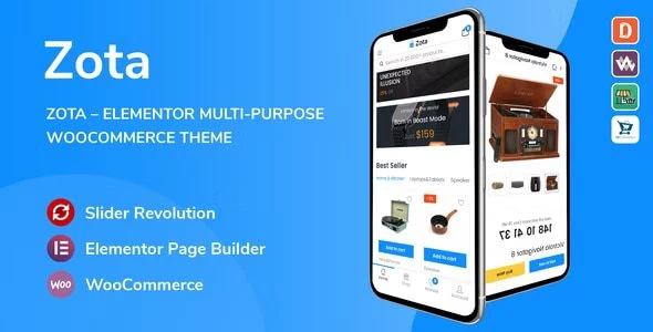 Zota Elementor Multi Purpose WooCommerce Theme