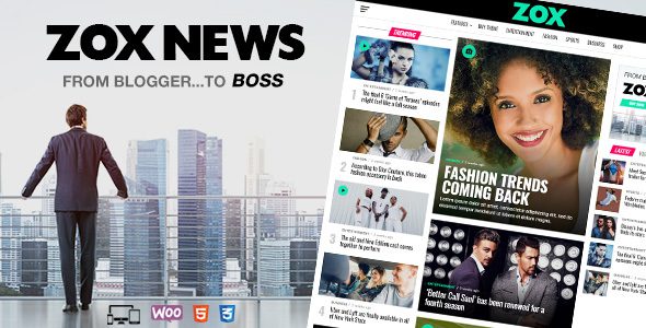 Zox News Professional WordPress News Magazine Theme